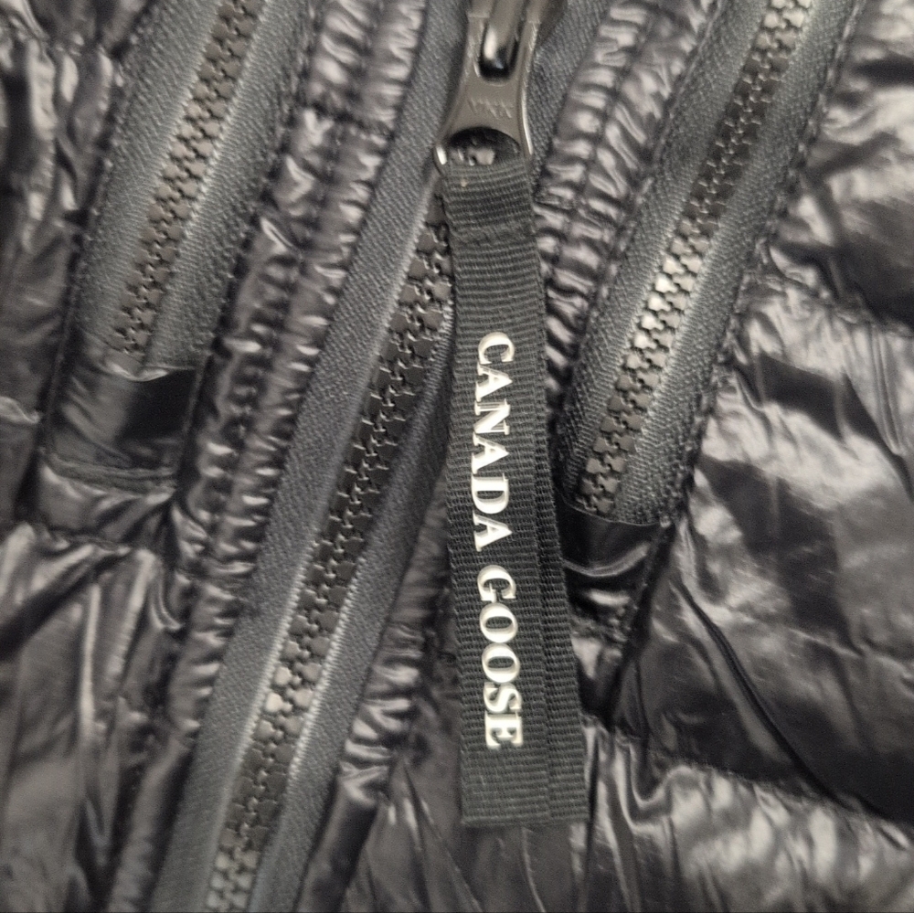 Canada Goose Womens Hybridge Lite Black Padded Hoody Jacket Size Small - Picture 9 of 9